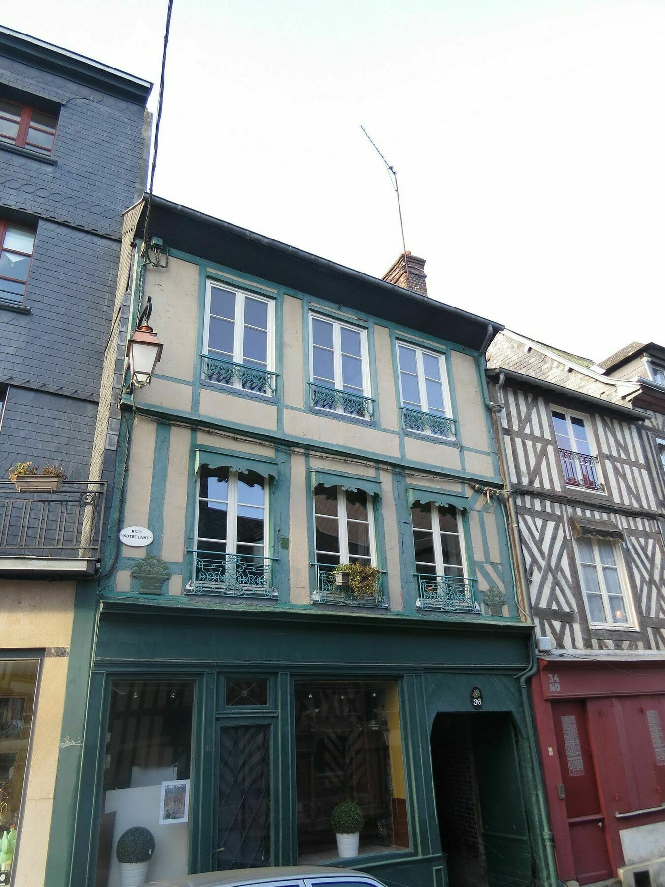 Appartement Le Notre Dame Honfleur Exteriör bild